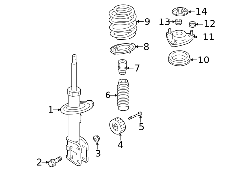 Struts & Components for 2022 Hyundai Santa Fe #0