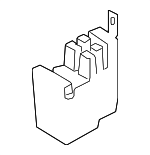 61217607454 - : Crash Pad for BMW: 640i, 640i Gran Coupe, 640i xDrive, 640i xDrive Gran Coupe, 650i, 650i Gran Coupe, 650i xDrive, 650i xDrive Gran Coupe, M6, M6 Gran Coupe Image