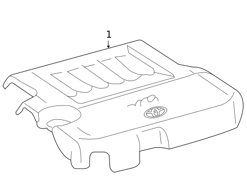 Engine Appearance Cover for 2007 Toyota RAV4 #0