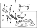 F85Z13076AA - Electrical: Socket for Lincoln: Navigator Image