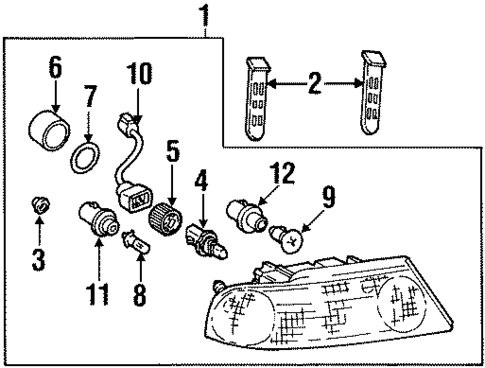 Bulbs - Chassis for 2000 Lincoln Navigator #0
