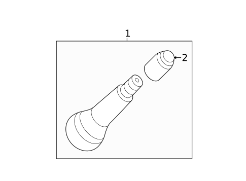 Tire Pressure Monitor Components for 2017 Mazda CX-3 #0