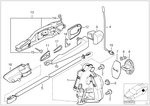 51227011310 - Bodywork: Door Lock with Motor Actuator, Right for BMW Image