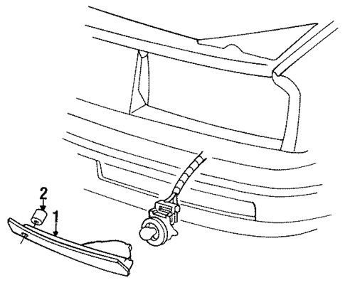 Park Lamps for 1993 Cadillac Allante #0