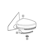 68188644AA - Electrical: Turn Signal Lamp, Right for Dodge: Dart Image