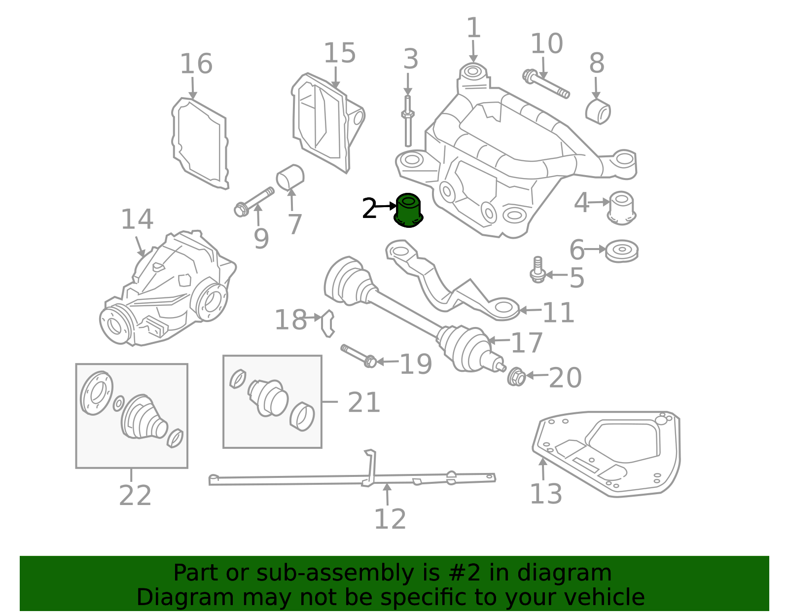 33312283573 - 2001-2008 BMW Front Mount (33-31-2-283-573) | BMW of ...