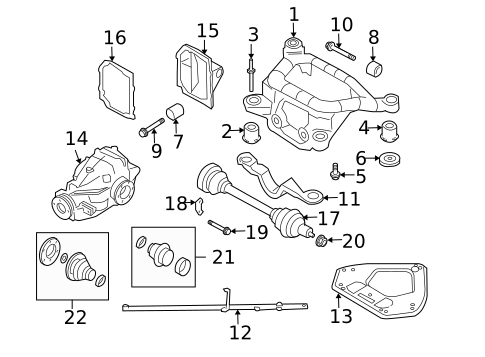 Axle & Differential for 2007 BMW Z4 #0