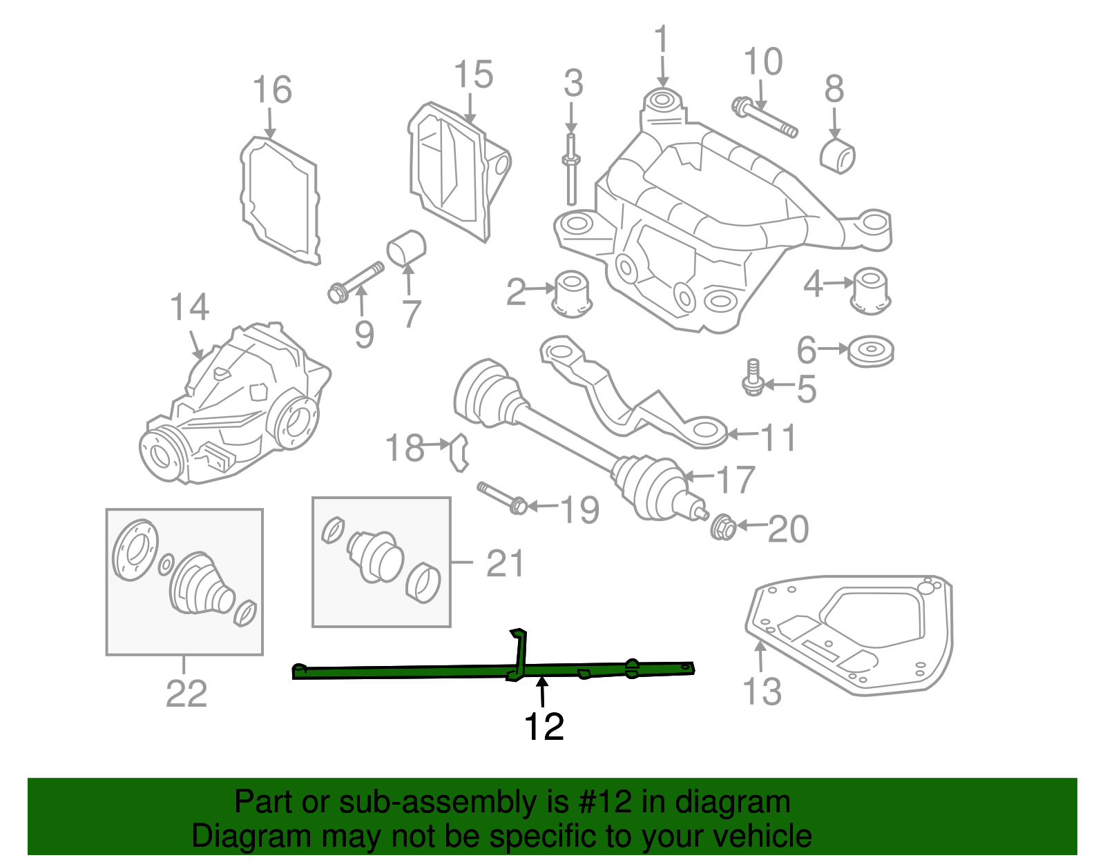 Lateral Rod - BMW (51717159199)