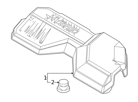 Engine Appearance Cover for 2022 Hyundai Tucson #0