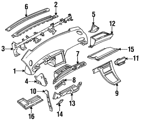 Instrument Panel for 1990 INFINITI Q45 #0