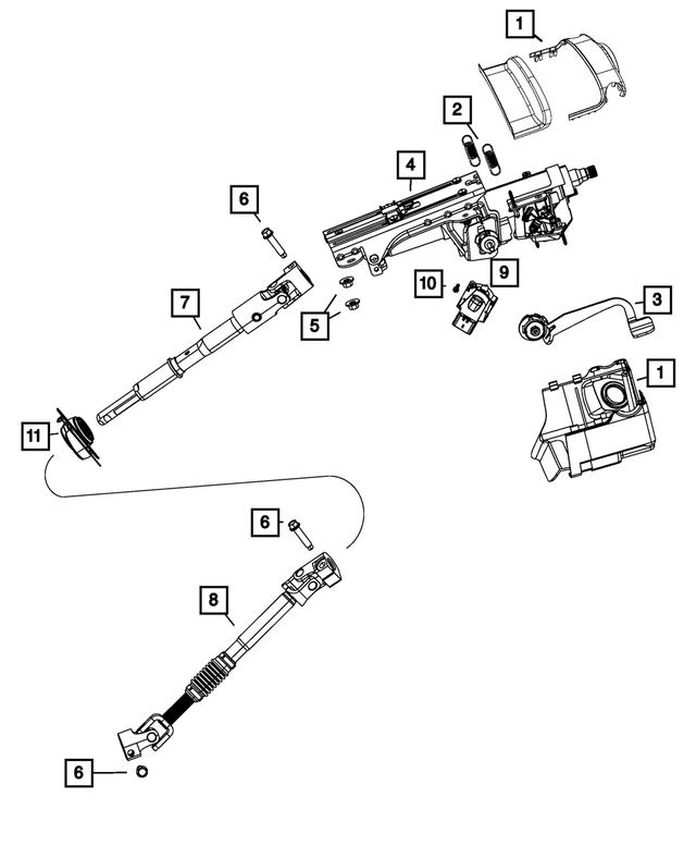 5057484AK - Steering: Steering Column for Mopar Image
