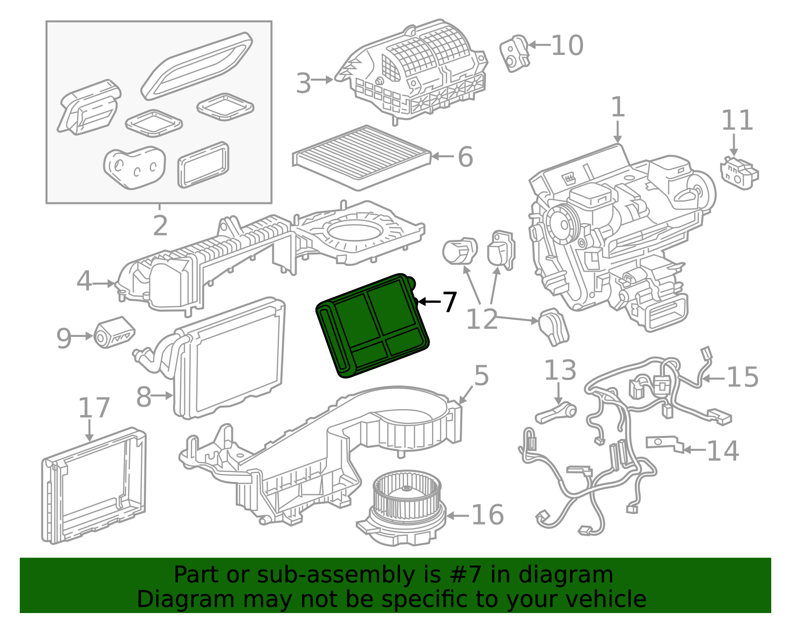 84406414 - High-Quality Heater Core for 2016-2020 Cadillac CT6 ...