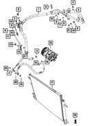 6101968 - Air Conditioners and Heaters: Hex Nut And Washer for Mopar Image image