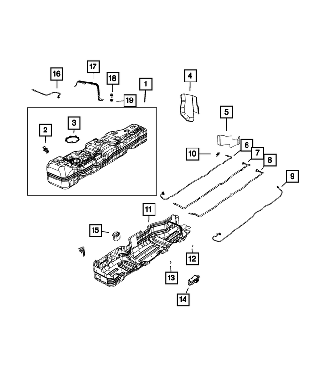 « 68302026AD –  : Réservoir à Carburant Plaque De Protection pour Mopar Image »