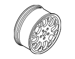 1J0601025AD091 - Suspension: Wheel, Alloy for Volkswagen Image