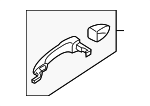 GS1D72410G88 - : Handle, Outside for Mazda Image