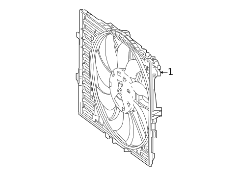 Cooling Fan for 2019 Mercedes-Benz GLC63 AMG S #0