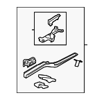 1K0803092M - Body: Side Rail Assembly for Volkswagen: Eos, GTI, R32, Rabbit Image