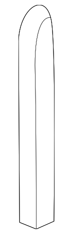 E11766BC4 - Body: Receiver Hole Cover for Mazda: Protege, Protege5, Tribute Image