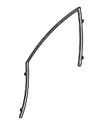 80331ET000 - Body: Glass Run for Nissan Image