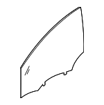 80300ZE80A - Body: Door Glass for Nissan Image