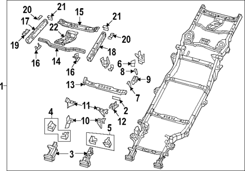 Frame & Components for 2023 Jeep Gladiator #0