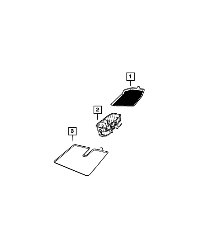 7SH28TX7AA - : Storage Tray Mat for Mopar Image