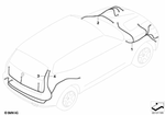 61113413932 - : Front Left Repair Wiring Set for BMW Image