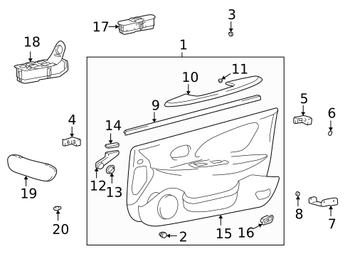 Front Door for 2001 Kia Optima #0