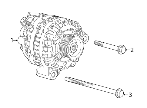 Alternator for 2025 Chevrolet Express 3500 #0