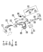7DM48JXWAB - : Instrument Panel Bin for Mopar Image