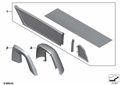 Exterior Trim Components for 2014 BMW Z4 35i #2