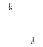 9KDB00616 - Body: Front Cover Screw for Mazda: 3, 6, CX-3, CX-30, CX-5, CX-50, CX-70, CX-9, CX-90, MX-30 EV, MX-5 Miata Image