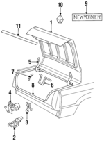 4422175 - Body: Nameplate for Chrysler: New Yorker Image