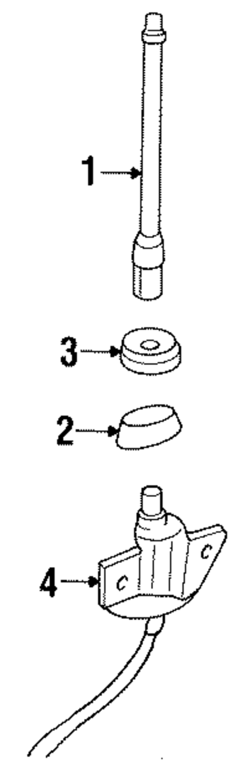 Antenna & Radio for 1994 Chevrolet K1500 Pickup #0