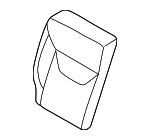 F1EZ5866600LB - Body: Seat Back Cushion Cover for FORD Image