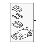 F1EZ5867112AB - Body: Seat Armrest for FORD Image