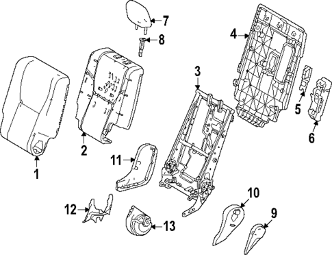 Second Row Seats for 2025 Toyota Land Cruiser #2