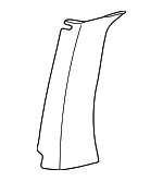 F2UZ1524356AAK - Body: Upper Center Pillar Trim for Ford: E-150 Econoline, E-150 Econoline Club Wagon, E-250 Econoline, E-350 Econoline, E-350 Econoline Club Wagon, Econoline Super Duty Image