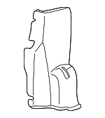 F6UZ1524346AAB - Body: Lower Center Pillar Trim for Ford: E-150 Econoline, E-150 Econoline Club Wagon, E-250 Econoline, E-350 Econoline, E-350 Econoline Club Wagon, Econoline Super Duty Image