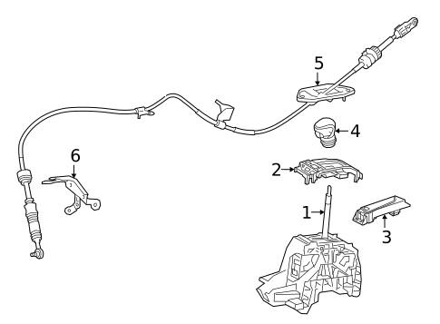 Gear Shift Control for 2021 Toyota C-HR #0