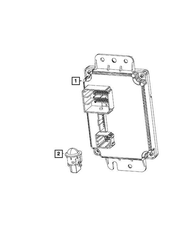 52080472AB - Electrical: A/c And Heater Module for Mopar Image image
