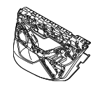 51425A94056 - Body: Door Trim Panel for BMW: 530i, 530i xDrive, 540i xDrive, 550e xDrive, i5, M5 Image