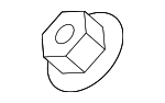 90118WA038 - : Pkg Tray Trim Nut for Toyota Image