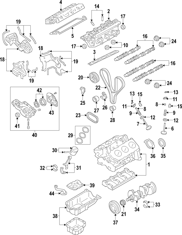 224203E500 - : Valve Cover for Kia Image