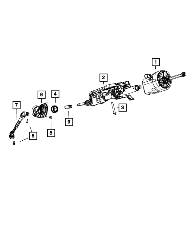 68271197AB - Steering: Steering Column for Mopar Image image