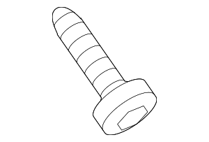 N90277605 - Body: Deck Lid Handle Screw for Audi Image