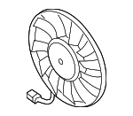1K0959455ET - Cooling System: Fan &amp; Motor for Volkswagen: Beetle, CC, Eos, Golf, Golf R, GTI, Jetta, Passat, R32, Rabbit, Tiguan, Tiguan Limited Image