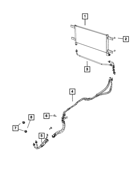 Transmission Oil Cooler and Lines for 2019 Ram 3500 #0