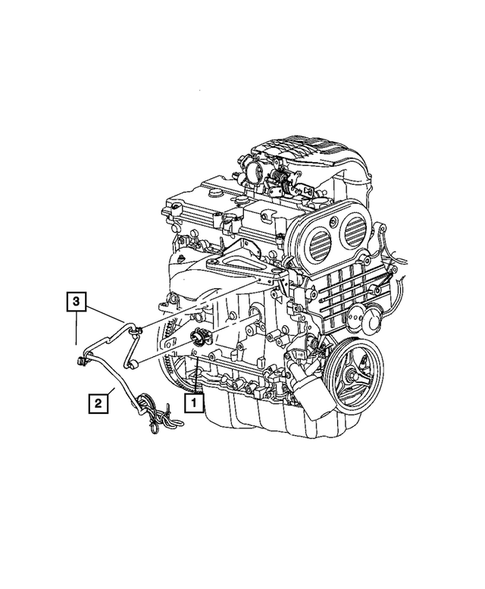 Battery Tray, Cables and Block Heaters for 2007 Jeep Liberty #1